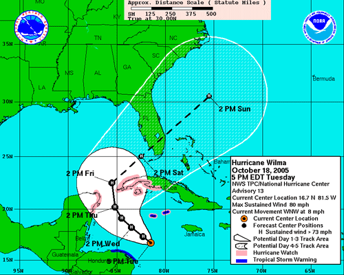 The Hurricane Watch Net Nhc Graphical Product Explained