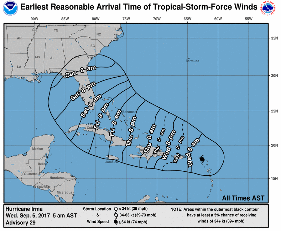 Arrival Time of Tropical-Storm-Force Winds image example