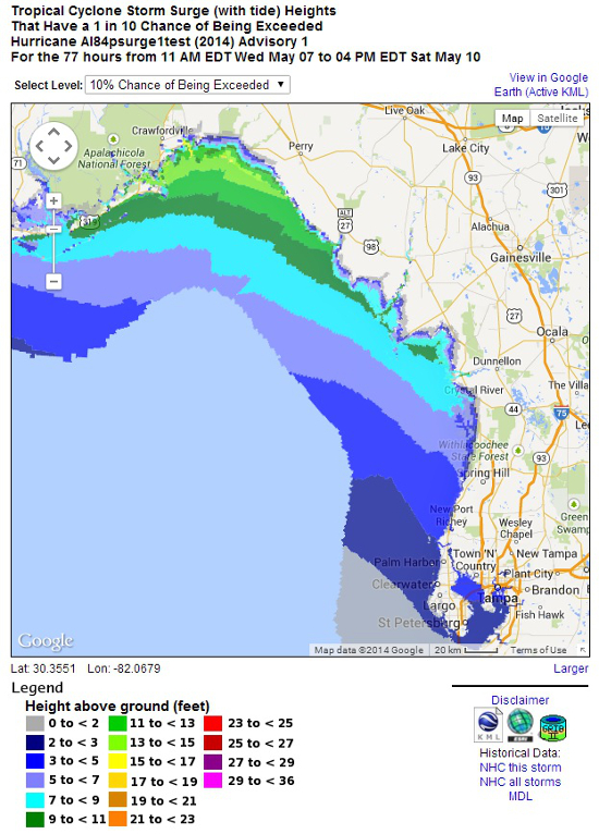 The Hurricane Watch Net - (NHC Graphical Product Explained)